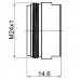 Чорний аератор для змішувача Rubineta Spider BK M24x1 (636787B)