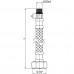 Шланг-иголка короткая для подключения смесителя Rubineta (618100) 100 см со штуцером 1/2 дюйма